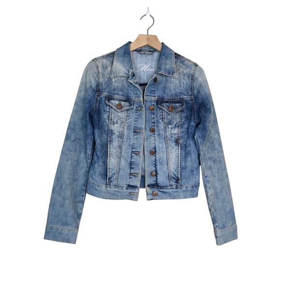 Mavi Womens S Samantha Denim Jean Jacket - Picture 1 of 9